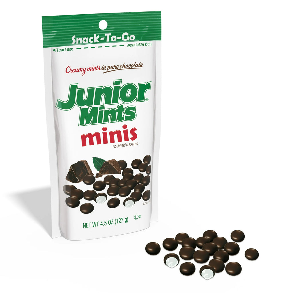 Junior Mints Minis Pouch Bag 12 x 127g (4.5oz) image 1