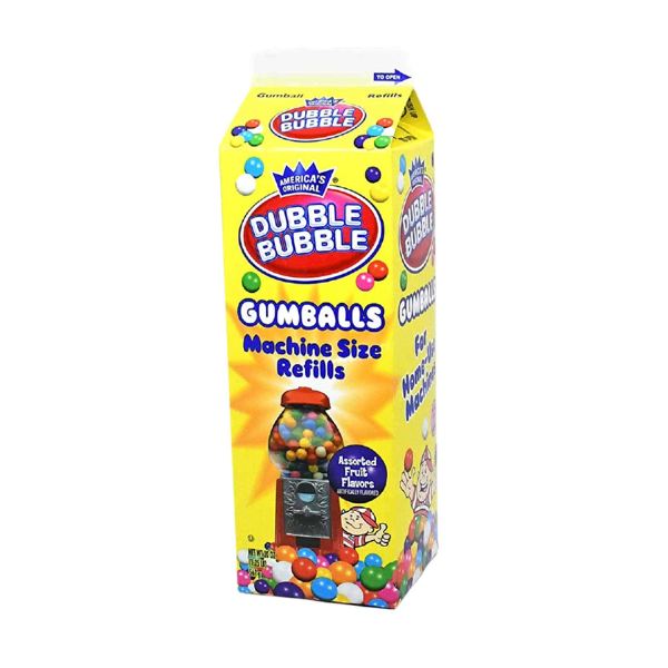 Dubble Bubble Gumball Machine Size Refills Carton 1 x 567g (20oz) image 0