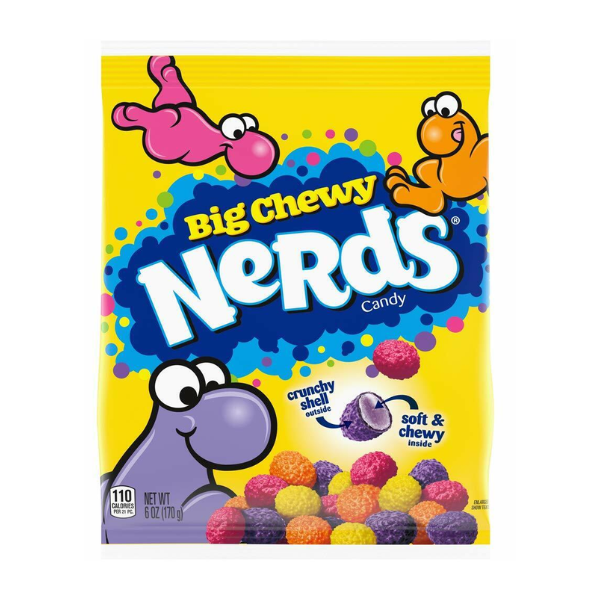 Nerds Big Chewy Peg Bag 12 x 170g (6oz) image 0