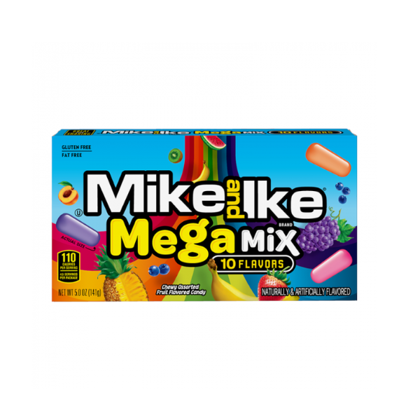 Mike and Ike Mega Mix Theater Box 12 x 120g (4.25oz) image 0