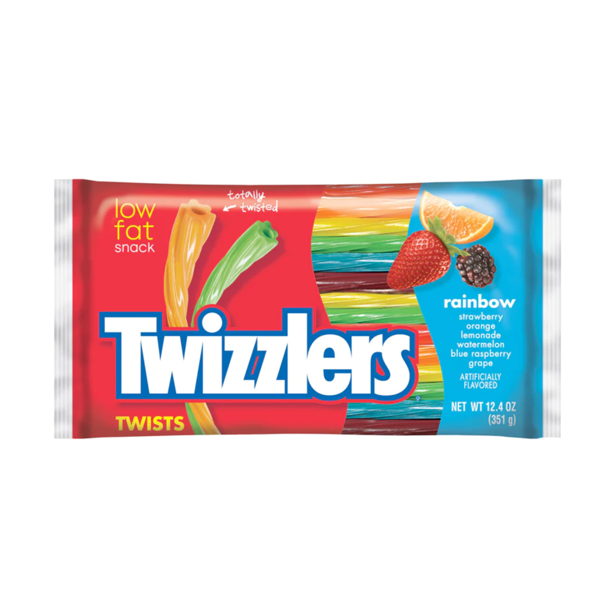 Twizzlers Rainbow Twists Big Bag 12 x 351g (12.4oz) image 0