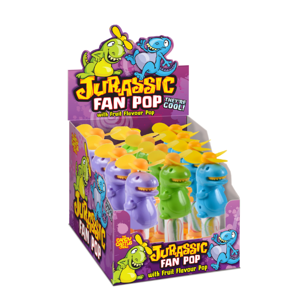 Albert's Jurassic Fan Pops 12 x 15g (0.53oz) image 0