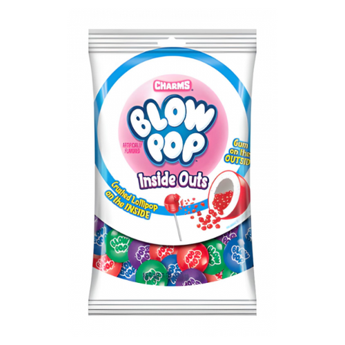 Blow Pop Inside Outs Gumballs Peg Bag 8 x 198g (7oz) image 0