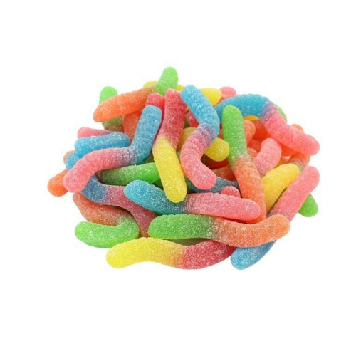 Bebeto Sour Neon Worms Bag 1 x 2Kg image 0