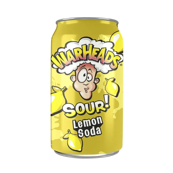Warheads Sour Lemon Soda Can 12 x 355ml (12oz) image 0