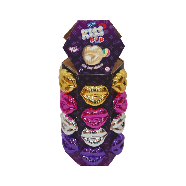 WOM Kiss Pop Lux Edition Tower Display 24 x 15g image 0