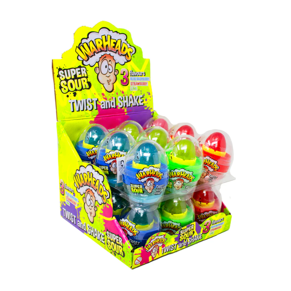 Warheads Super Sour Twist and Shake 18 x 18g image 0