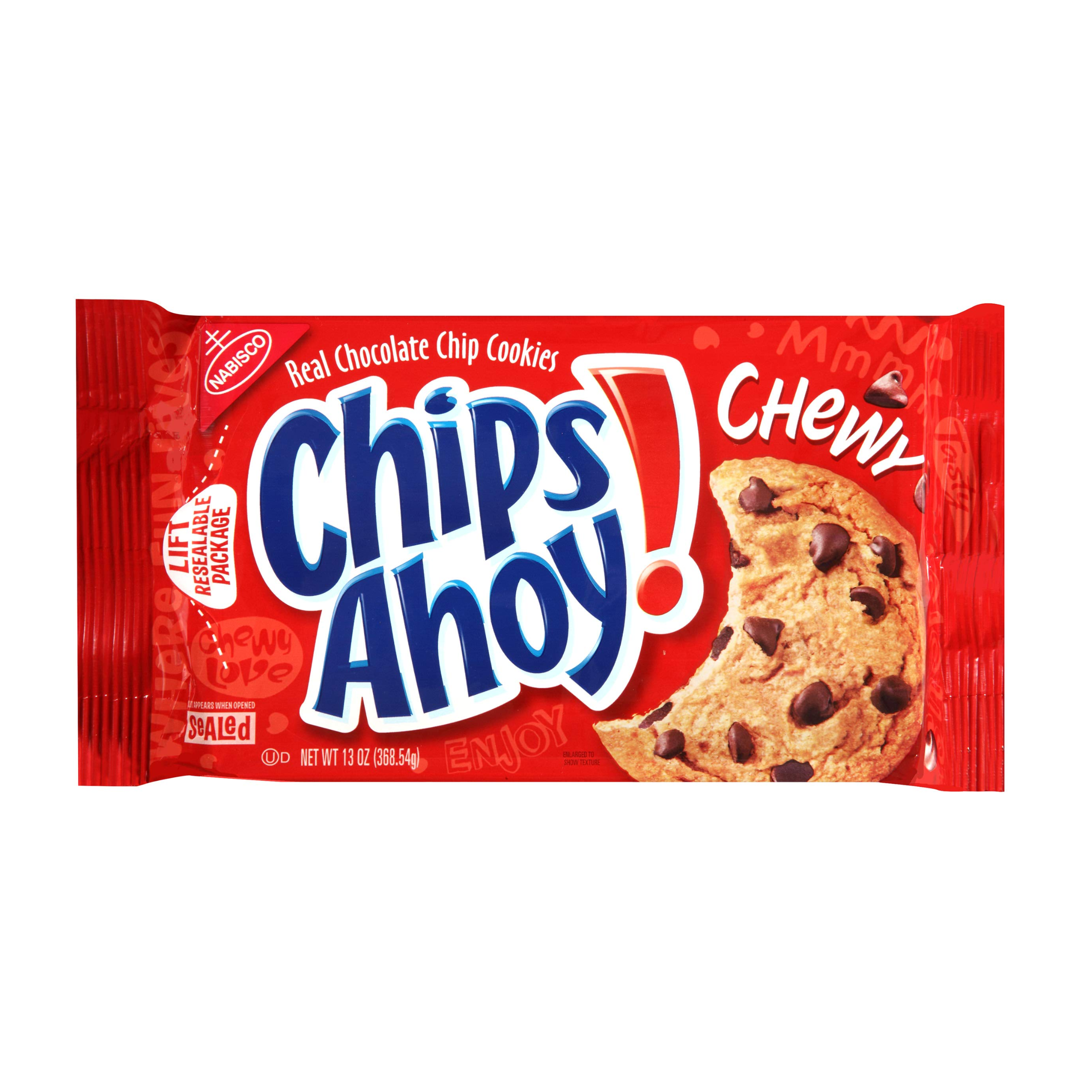 Chips Ahoy Chewy Chocolate Chip Cookies Family Size Pack 12 x 368.54g (13oz) image 0
