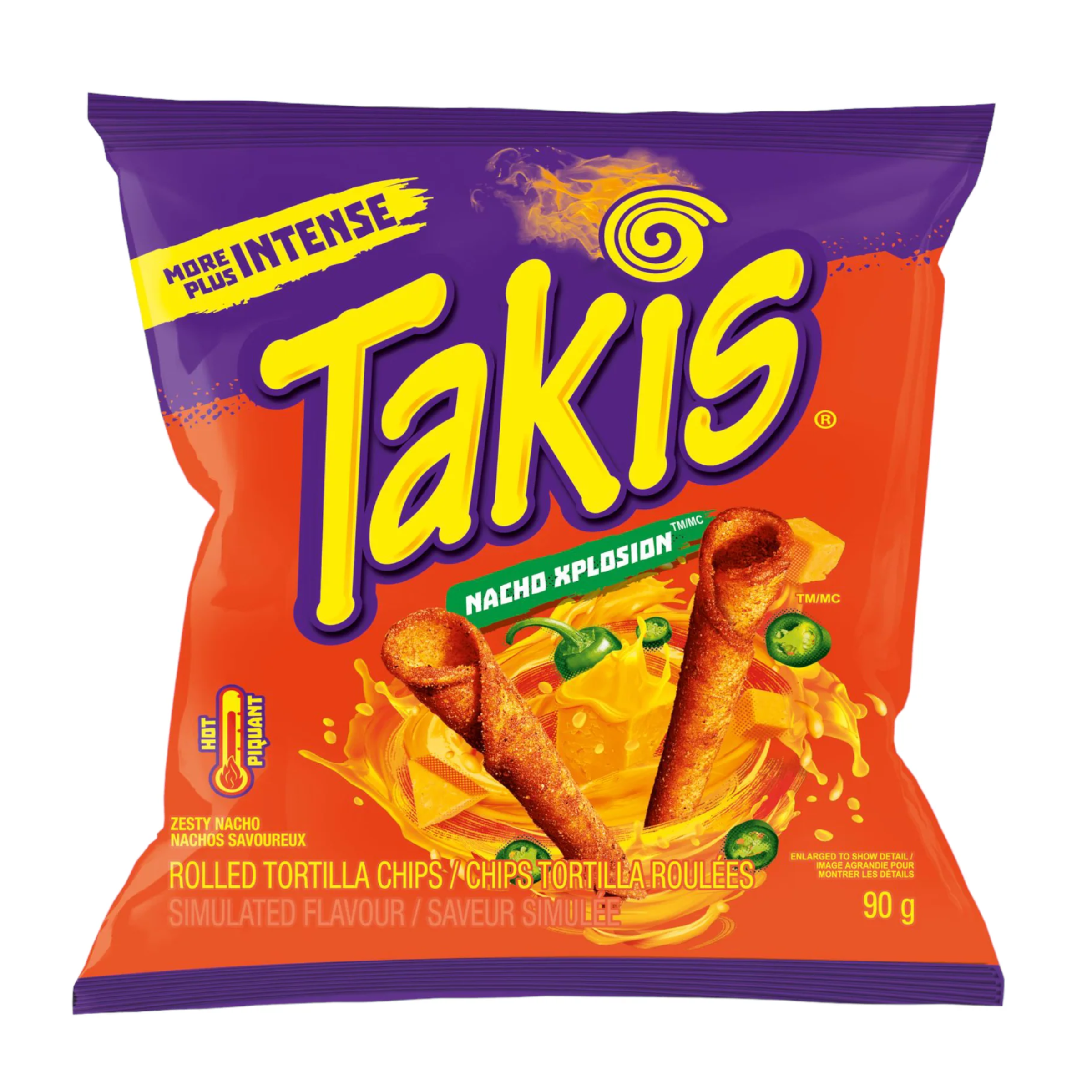 Takis Nacho Xplosion Medium Bag 18 x 90g image 0