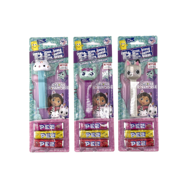 Pez Gabby's Dollhouse Blister Pack 12 x 24.7g (0.87oz) image 0