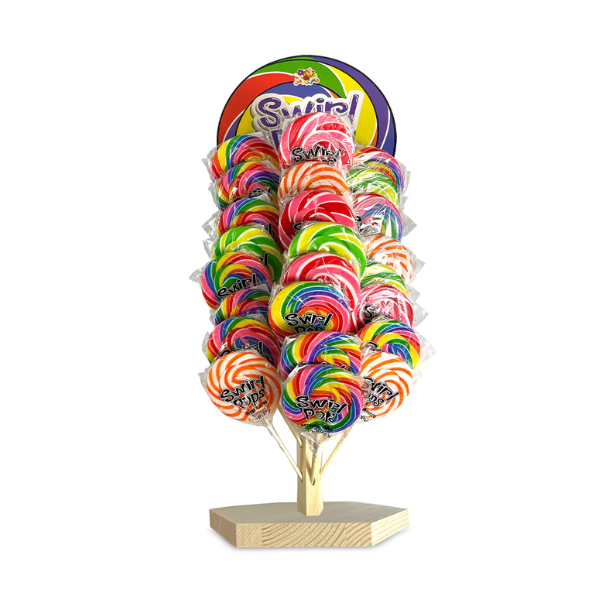Albert's Swirl Pops with Tree Display 48 x 85g (3oz) image 0