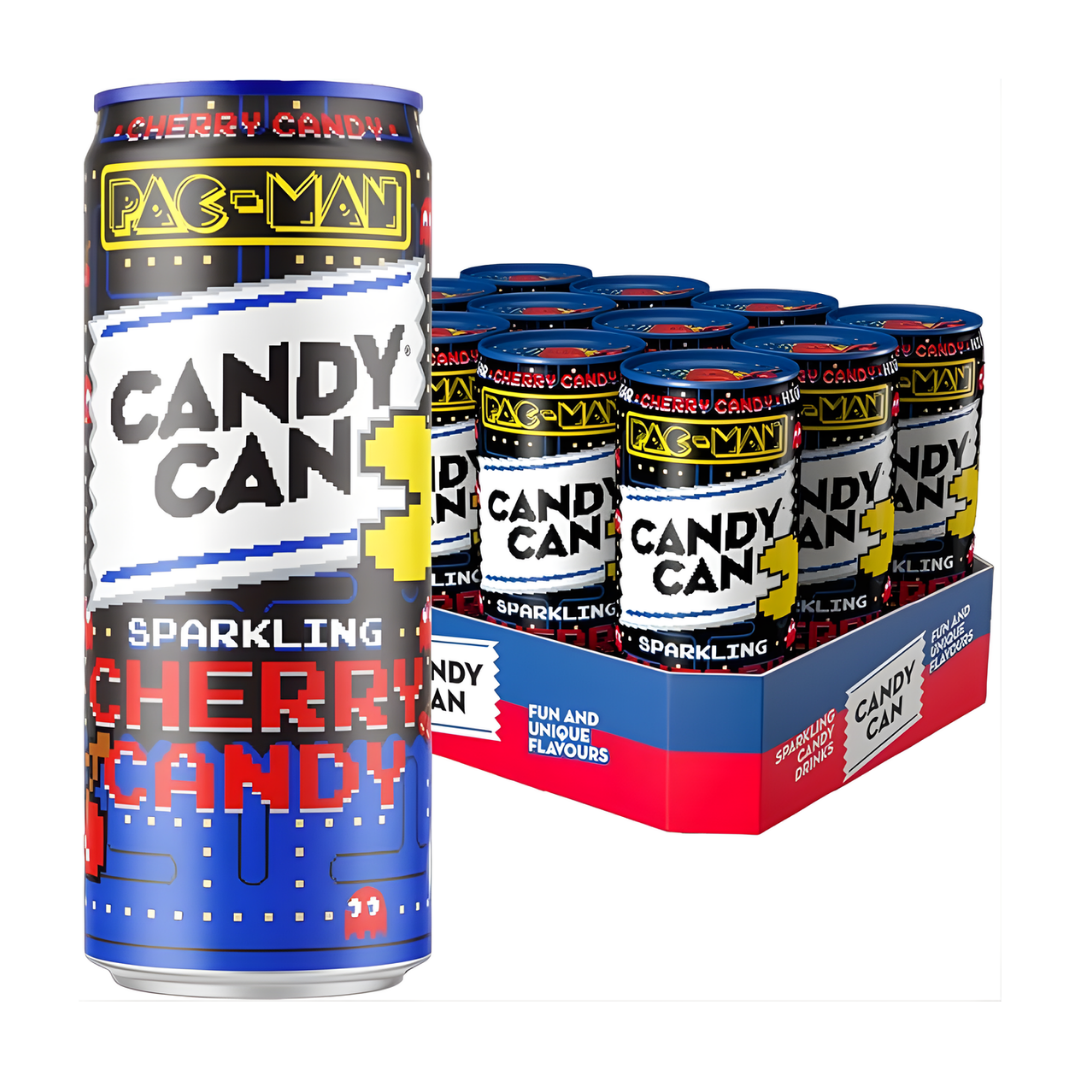 Candy Can Sparkling Drink Cherry Candy 12 x 330ml image 0