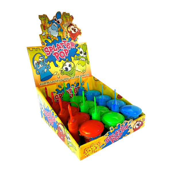 The Candy Castle Splatter Pop 12 x 33g image 0
