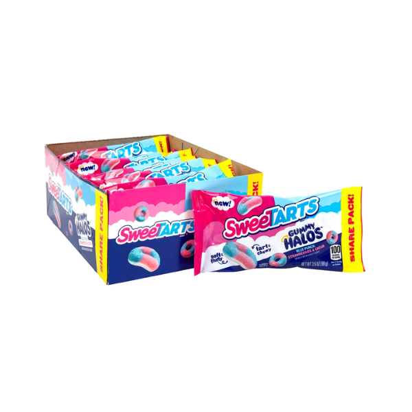 Sweetarts Gummy Halos Share Pack 12 x 99g (3.5oz) image 0