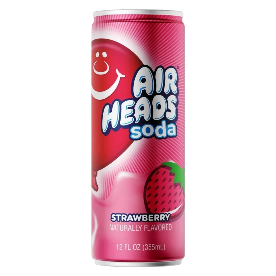 Airheads Soda Cans Strawberry Flavour 12 x 355ml (12floz) image 0