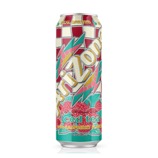 Arizona Iced Tea with Raspberry Iced Tea Big Can 24 x 650ml (22oz) image 0