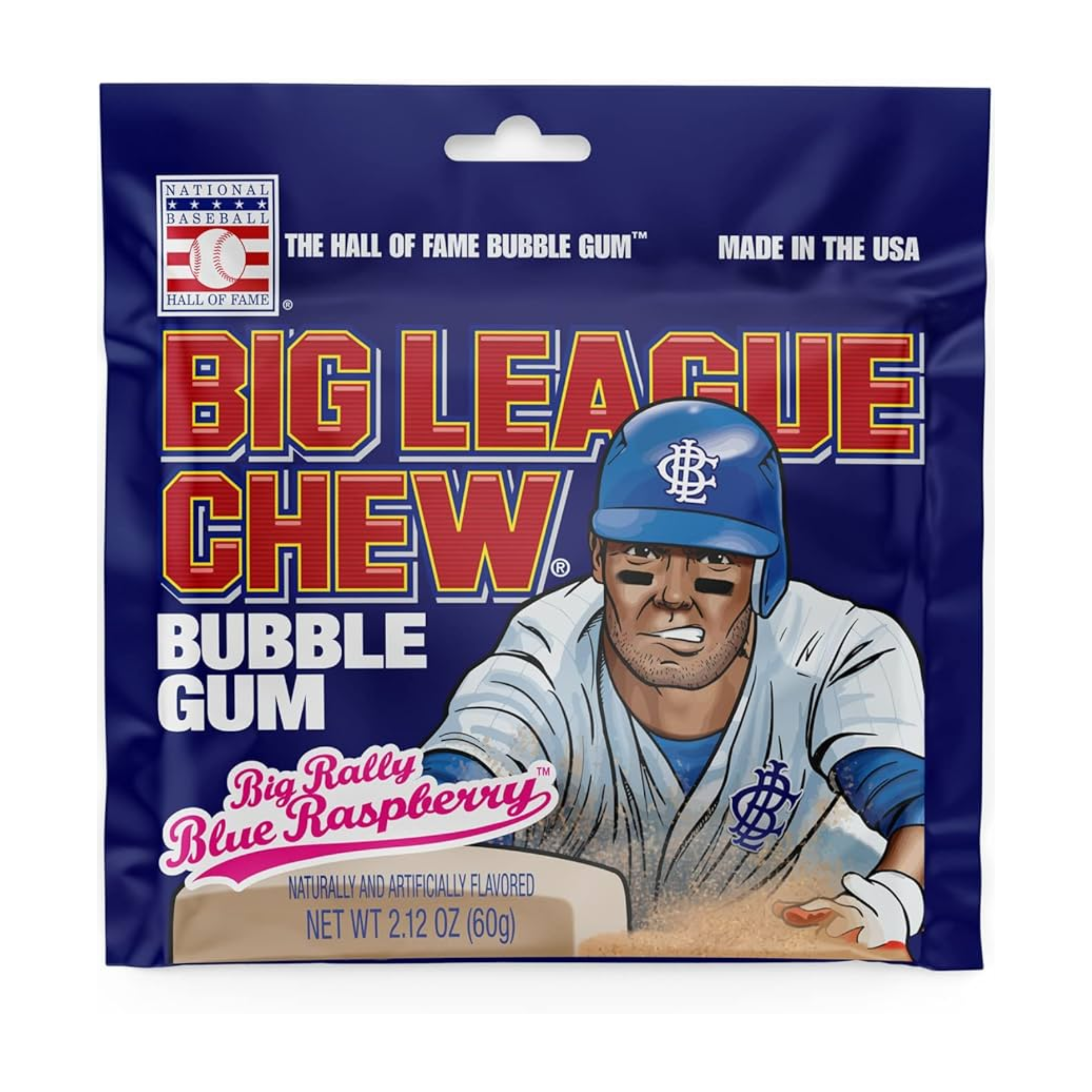 Big League Bubble Gum Big Rally Blue Raspberry 12 x 60g (2.12oz) image 0